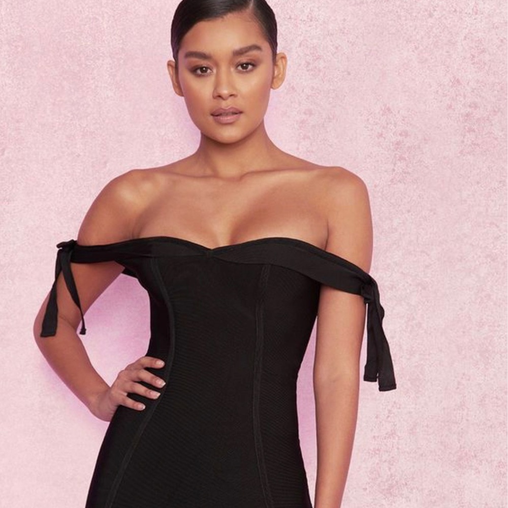 BÉBÉ gorgeous cocktail black bandage dress 🌺🌺🌺
